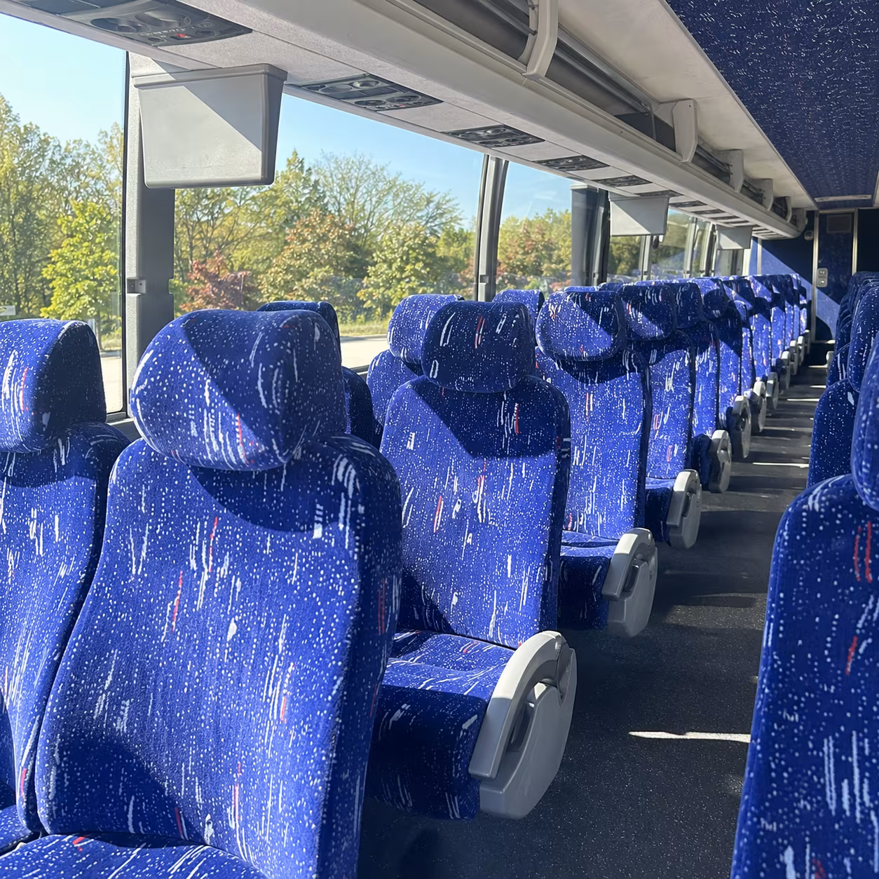 folsom charter bus interior