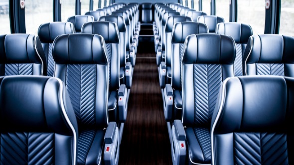 54 passenger charter bus inside citrus heights