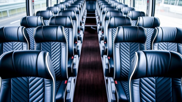 55 passenger charter bus inside citrus heights