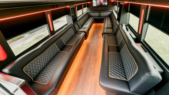 party bus rental interior citrus heights